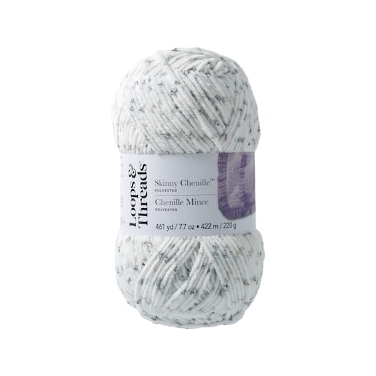 12 Pack: Skinny Chenille™ Multi Yarn by Loops & Threads